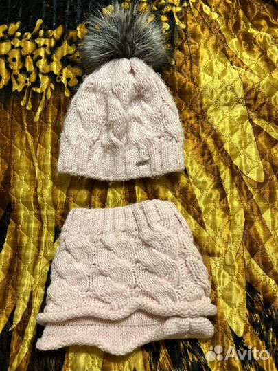 Теплые шапки для девочки