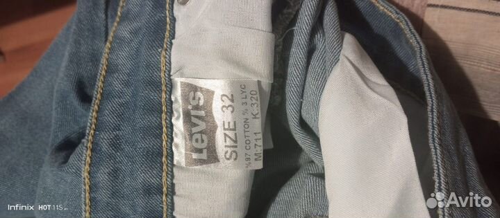 Джинсы женские levis 32 размер