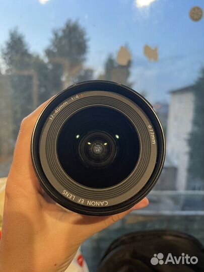 Объектив canon ef 17 40