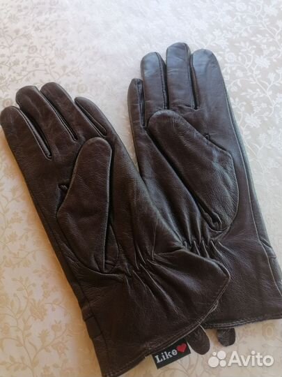 Перчатки женские кожаные 8 размер