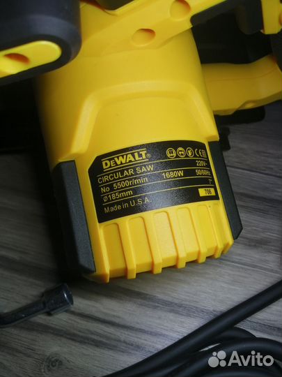 Дисковая пила dewalt 1680w