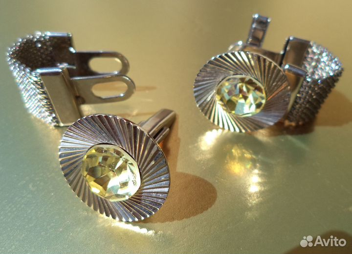 Запонки винтажные, СССР. Цена за 1 пару