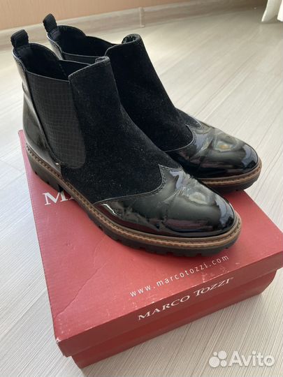 Ботильоны натуральная кожа 39