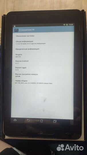 Планшет asus memo pad hd7