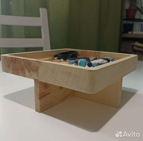 Тарелка, менажница, подставка, деревянная посуда