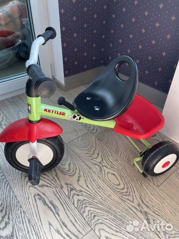 Детский велосипед с родительской ручкой kettler