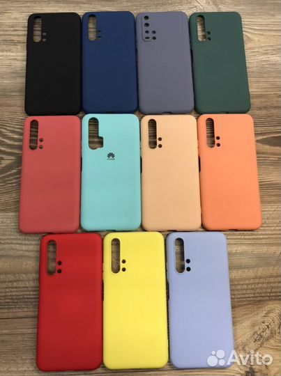 Чехол силиконовый Huawei Honor 20 pro оранжевый