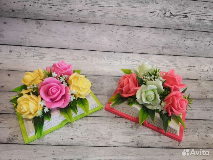 Букет из мыла в книге