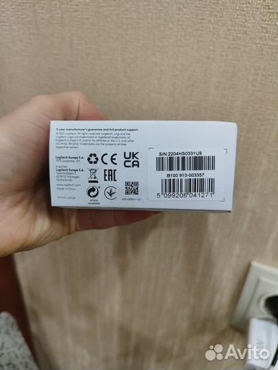 Новая мышь Logitech B100