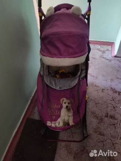 Коляска санки