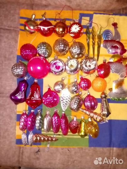 Елочные игрушки СССР