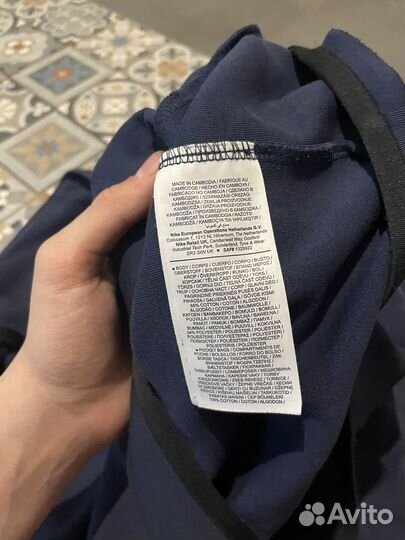 Костюм nike tech fleece синий оригинал