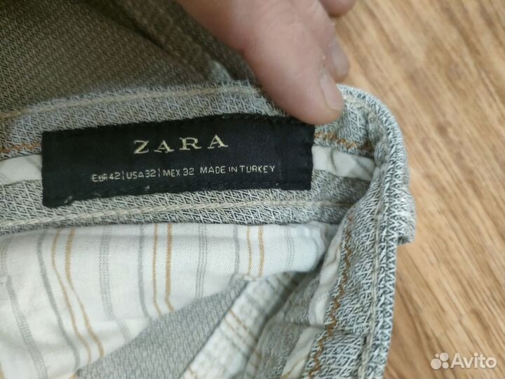 Джинсы zara 32 прямые