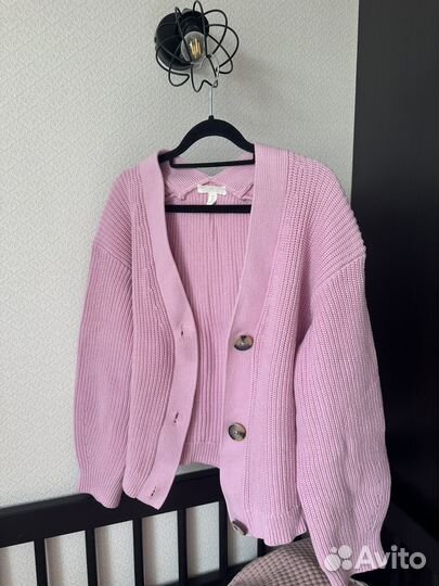Кардиган розовый