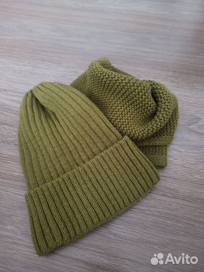 Шапка тыковка + Снуд в размере 50-56