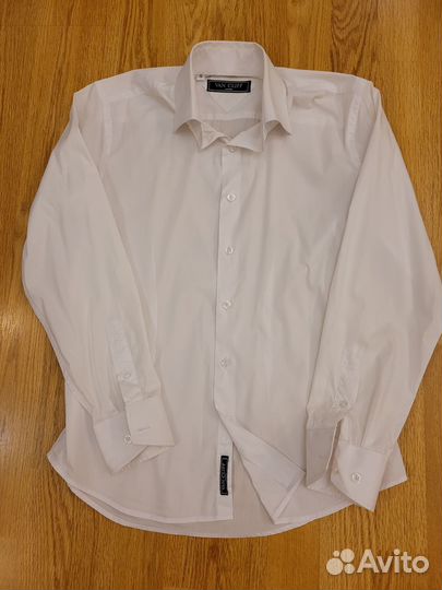 Рубашка белая VAN cliff junior 170