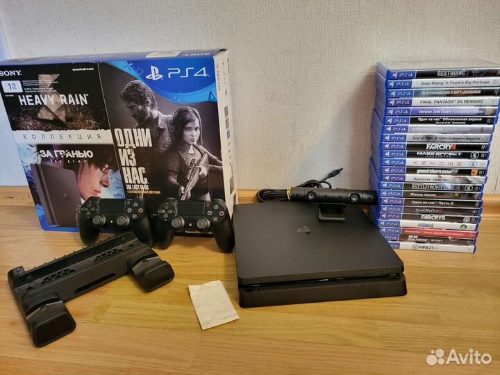 Sony PS4 slim 1tb. 98 игр