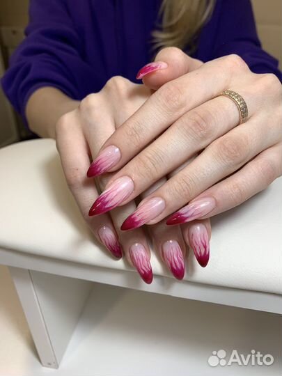 Наращивание, маникюр, гель-лак