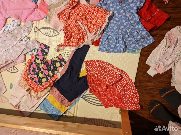 Детские вещи пакетом на девочку 74 86