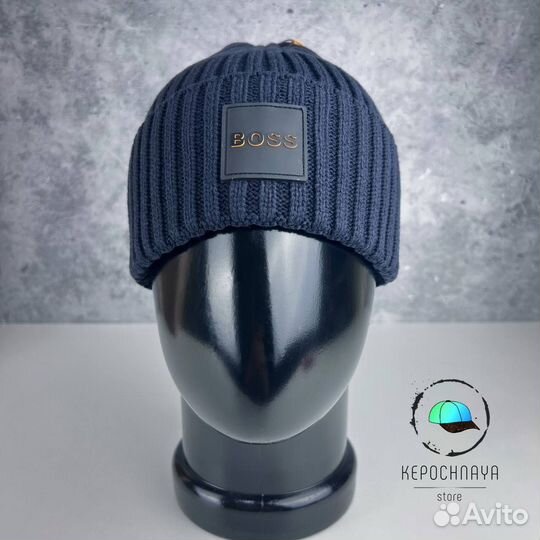 Шапка Boss Стильная крупная вязка