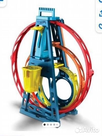 Трек Hot Wheels Тройная петля