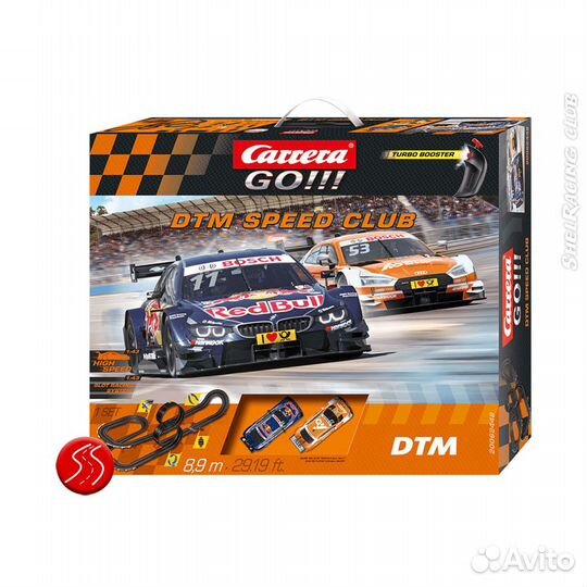Автотрек Speed Club Carrera GO