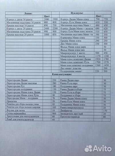 Улей для пчел дадан 12 рамок