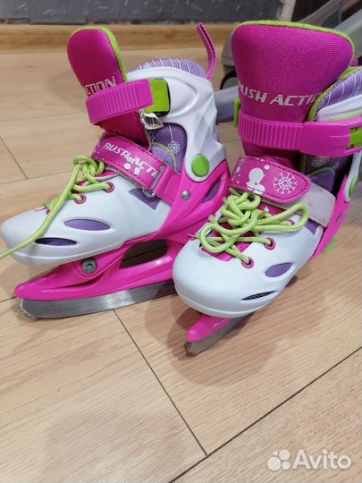 Коньки детские раздвижные 27 30