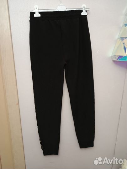 Лосины утепленные с лампасами