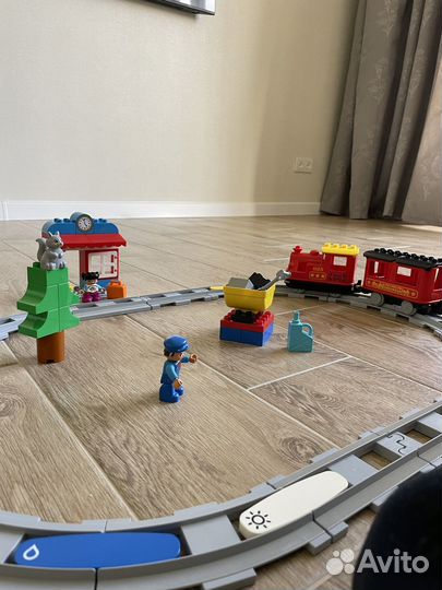 Lego duplo поезд железная дорога