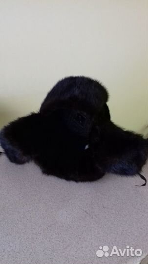 Шапка мужская норковая, б/у