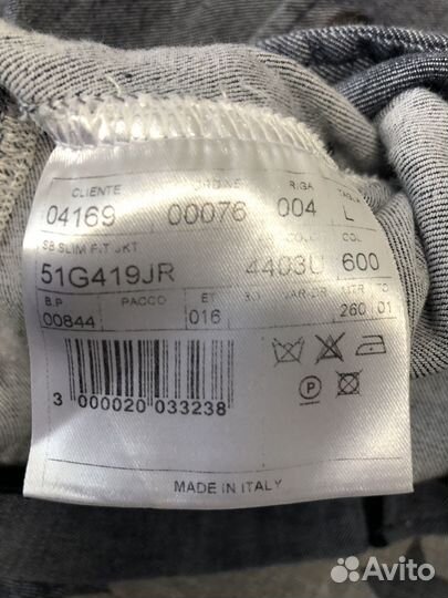 Пиджак мужской, Италия, оригинальный, р.48