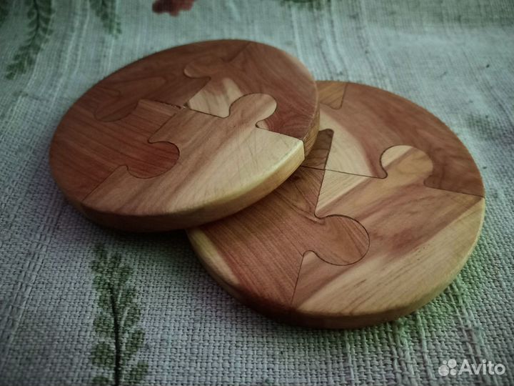 Можжевельник.Заготовка сегмент-пазл, для круга