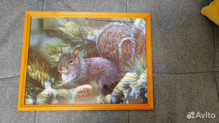 Картина голограмма Белка