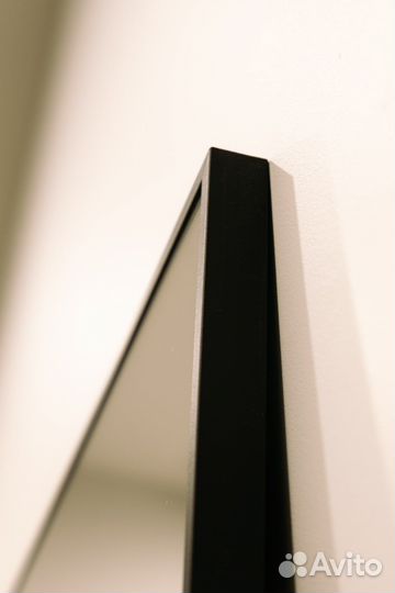 Зеркало настенное напольное в черной раме лофт