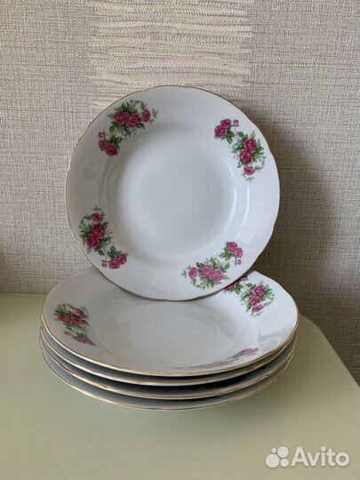 Набор тарелок фарфор