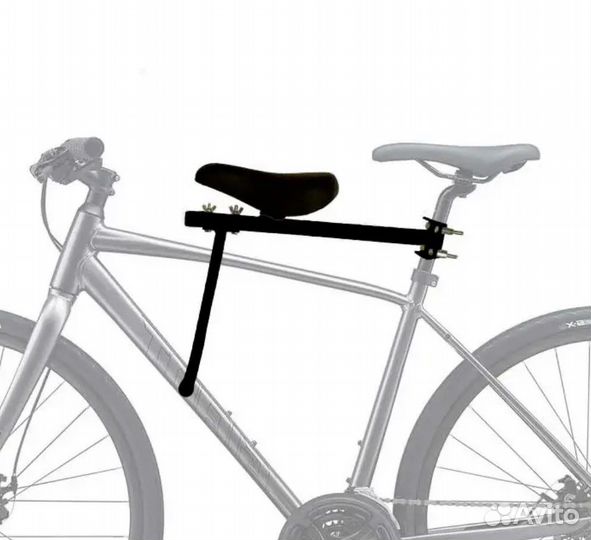 Новое велокресло переднее «Маруся» чёрное