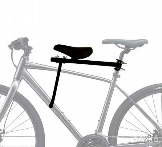 Новое велокресло переднее «Маруся» чёрное