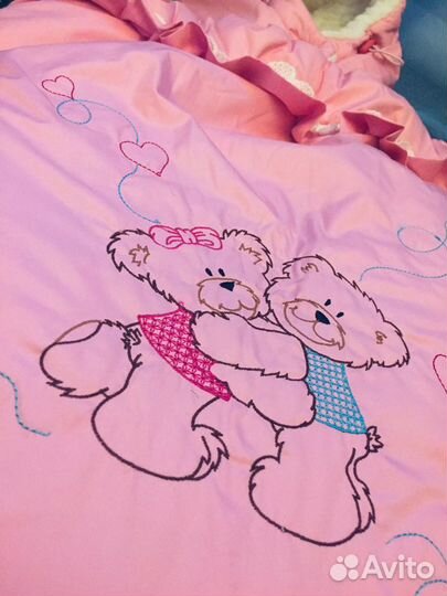 Зимний конверт-одеяло в коляску