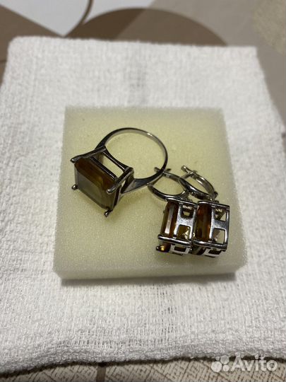 Серебряные серьги