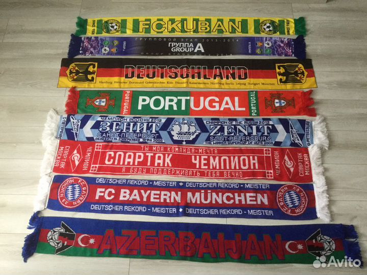 Шарфы футбольных клубов