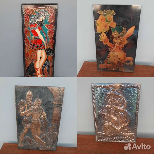 Картины интерьерные, чеканка