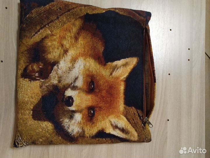 Наволочка гобелен лиса