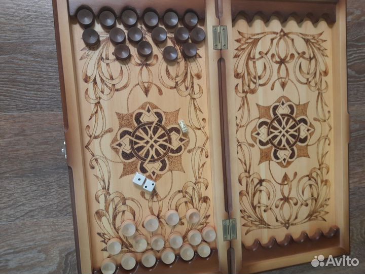 Нарды резные ручной работы