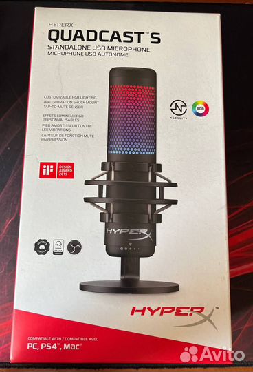Микрофон HyperX QuadCast S