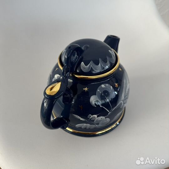 Заварочный чайник стиль япония / китай новый синий