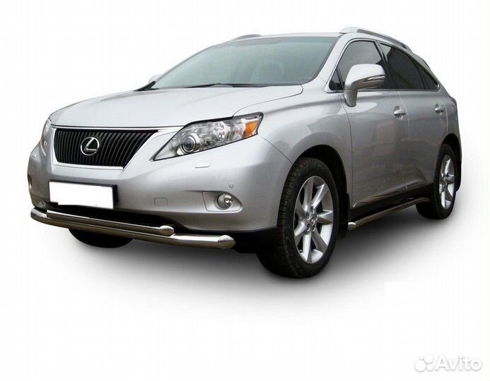 Защита переднего бампера Lexus RX-350 (2009)