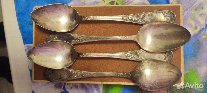 Ложки, ножи мельхиор Кольчугино, СССР