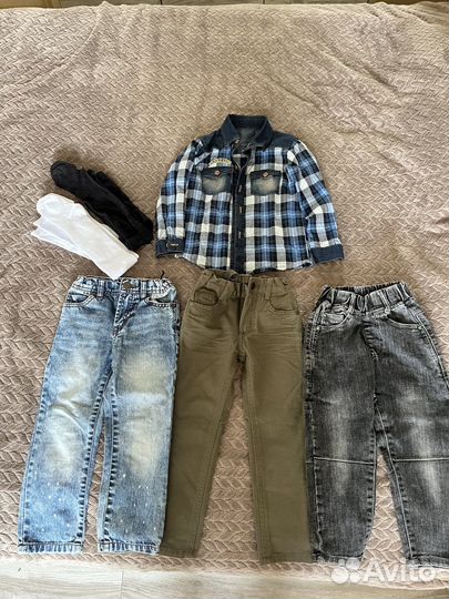Вещи пакетом на мальчика 104