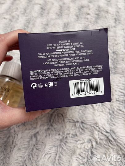 Туалетная вода guess